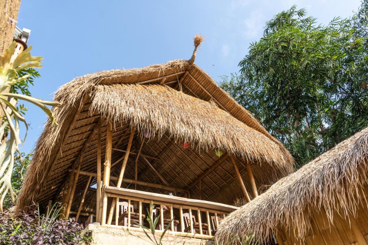 Bali Bamboo Jungle Huts And Hostel Tampaksiring Exterior foto