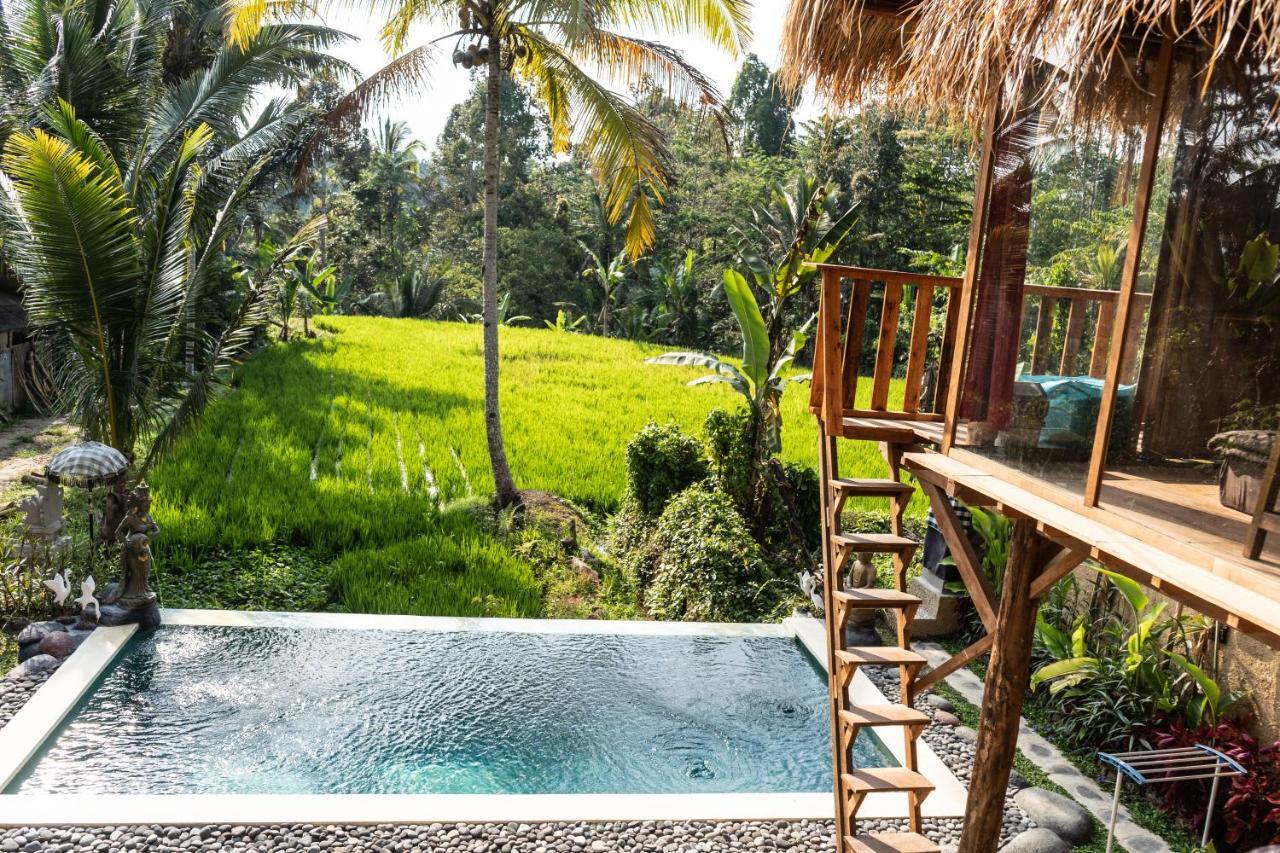 Bali Bamboo Jungle Huts And Hostel Tampaksiring Exterior foto